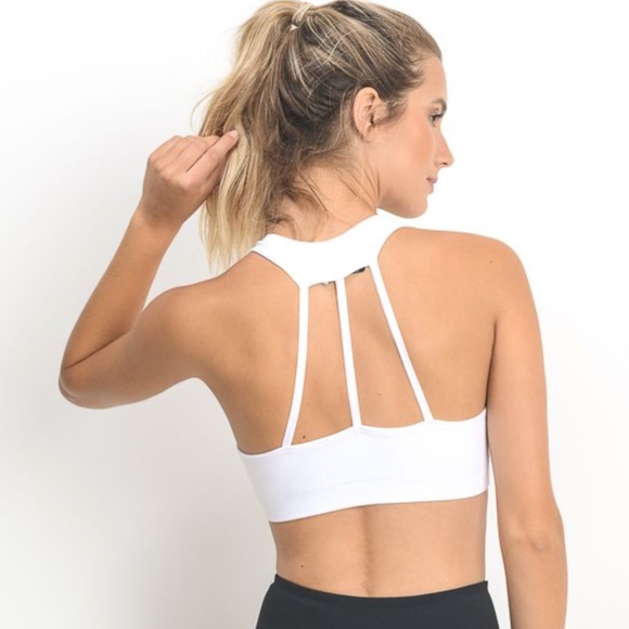 Other - TRI-STRAP SPORTS BRA- WHITE